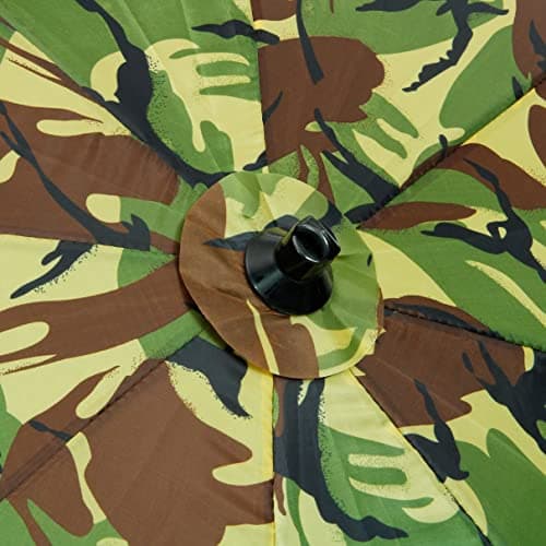 Carp Fishing Brolly 45" Umbrella Shelter System DPM Camo Taped Seams with Tilt Function DNA — view 6