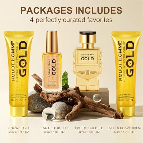 Men’s Luxury Skincare & Perfume Gift Set, Includes Mens Aftershave Balm, Perfume, Showel Gel, Men’s Travel Face Care & Fragrance Kit, Gifts for Teen Boys Men Birthday Valentines Day Christmas — view 2