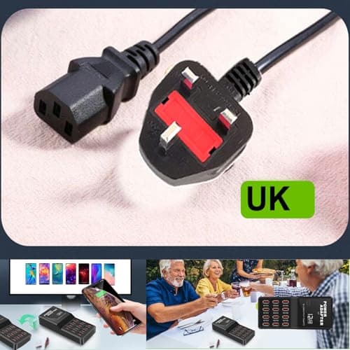 Balabaxer USB Charger,12-Port 60W Multiple USB Charging Station,Multi Ports Charger Charging for Smartphones，Tablets，and Other Devices. — view 6