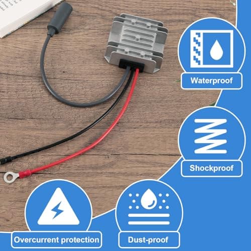 12V to 30V 3.5A DC Boost Converter Compatible with Starlink Mini, Waterproof Step Up Power Adapter with Female Plug 9-28V Input Battery Voltage Conversion Kit for Starlink Mini Power Supply — view 4