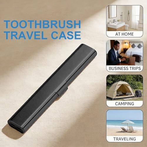 TRKRVAK Aluminum Toothbrush Travel Case — view 6