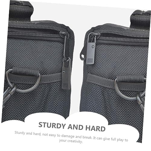 Hoement 4pcs Zipper Repair Kit Black Zinc Alloy Zipper Heads for Female Clothing and Bags Creative Outlook for Jackets Coats and Luggage — view 5