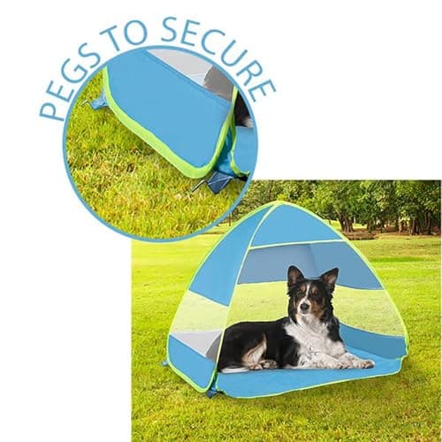 YöL Pop Up Sun Shelter Pet Tent Dog Puppy Lightweight Beach Holiday Travel Cooling Shade Portable — view 3