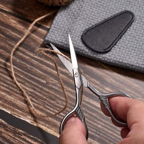 Beard Scissors for Moustache Nose Hair Eyebrow, Small Travel Size Trimmer — view 4