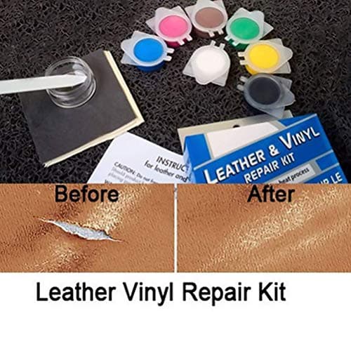 Masyrt Liquid Leather Repair Kit for Car Seats, No Heat Patch with 7 — view 2