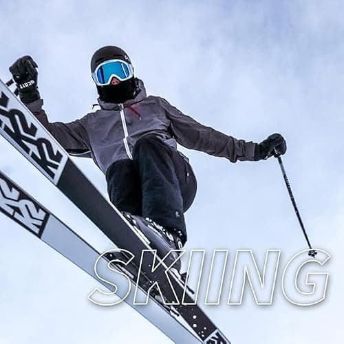 LONGKING Balaclava Ski Face Mask, UV Protector Windproof Lightweight Neck Warmer Motorcycle Cycling, Skiing, Snowboarding for Men/Women, Black - Pack of 2 — view 6