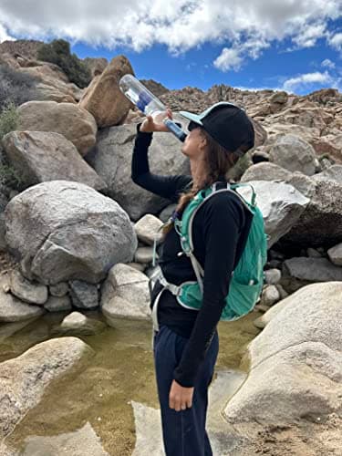 LifeStraw Peak Series – Solo personal water filter for hiking, camping, travel, survival and emergency preparedness. Removes bacteria, parasites and microplastics — view 3