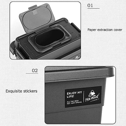 Stackable Outdoor Storage Box Camping Desktop Tissue Container Waterproof Carrying Hiking Carrier Cargo Car Trunk Organizer — view 2