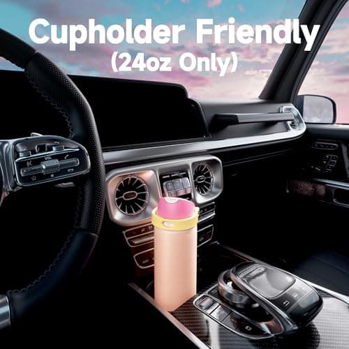 Meoky 710ml Insulated Metal Water Bottle for Sports Travel Gym — view 6