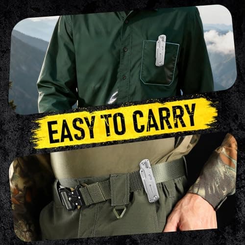 BIBURY Multitools, EDC Pocket Tool, Mini Multi Tool Gifts for Men BI2056 — view 2