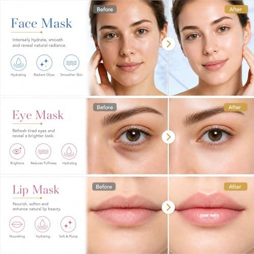28PCS Skincare Gift Set, Beauty Gifts Sets for Women, Pamper Gifts for Women with Face Masks,Mud Mask,Sleeping Face Mask, Serum,Lip Mask,Eye Patch Girls Gift for Travel Skincare Set — view 4