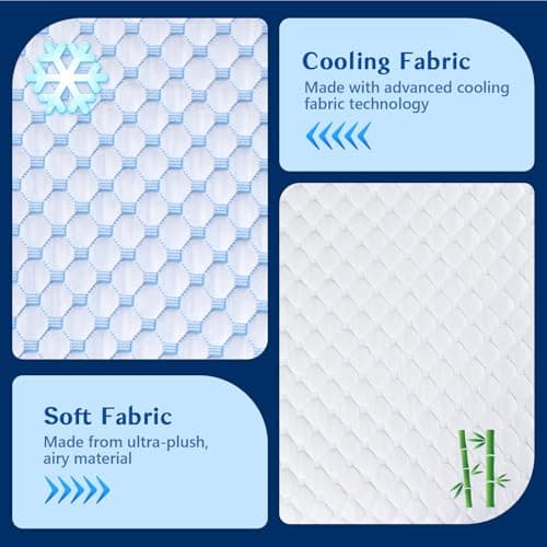 Iwacool Ultra Thin Cooling Memory Foam Pillow for Stomach and Back Sleepers/Low Profile Flat 2.25inch Stomach Sleeper Pillows with Soft Cover Washable for Sleeping — view 4