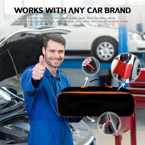 Car Tool Kit 23 Pcs, Professional Car Breakdown Emergency Kit with Long Reach Grabber,, Air Wedge Pump, J-Hook, Non-Marring Wedge, Gloves, Portable Bag, Essential Car Lockout Kit for Emergency Repairs — view 6