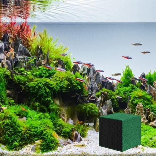 Horse Water Trough Purifier - Stock Tank Filter Cube, Activated Charcoal Aquarium Purifier, Eco Friendly Pond Water Cleaner, Odour Removal Aquatic Filtration Tool | For Livestock Drinking — view 2