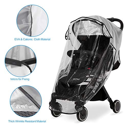 Universal Rain Cover for Pushchair, Waterproof Stroller Rain Cover — view 3