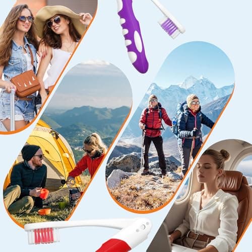 15 PCS Travel Toothbrush Set Portable Toothbrush Folding Toothbrush — view 6