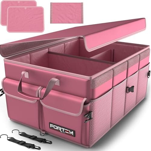 FORTEM Car Boot Organiser - Foldable Car Organiser & Storage for SUV Trucks