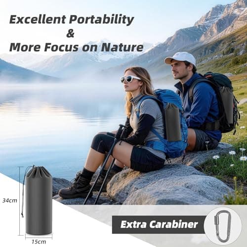 InnoMast Camping Mattress 83cm Ultra Wide,13cm Thickened Inflatable Camping Mat(Foot Pump),Upgraded Camping Sleeping Mat for Hiking, Sunbathing, Tours,Tent, Ideal for Side Sleepers — view 5