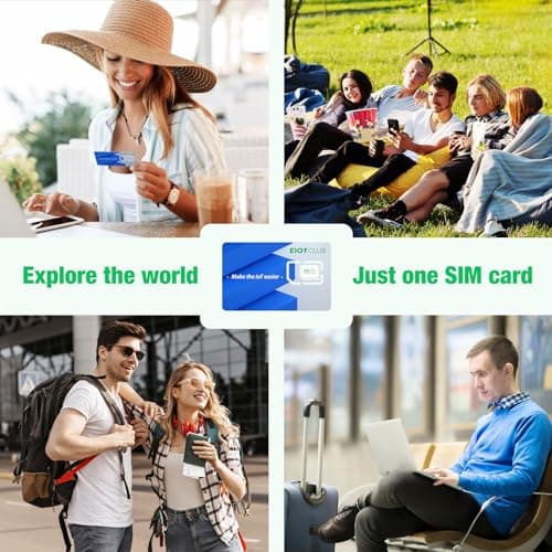 EIOTCLUB Global Travel SIM Card, 2GB Data for 30 Days, Works in 33 European Countries, USA, Canada and Mexico, Data Only, No Phone or SMS, Plug and Play — view 6