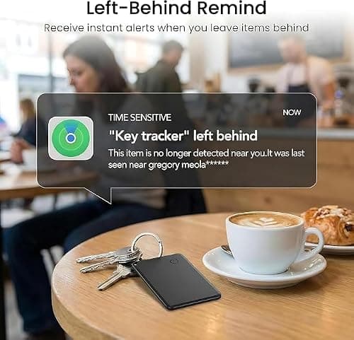 [MFi Certified] Slim Wallet Tracker Card Pair with Apple Find My (iOS Only) — view 3