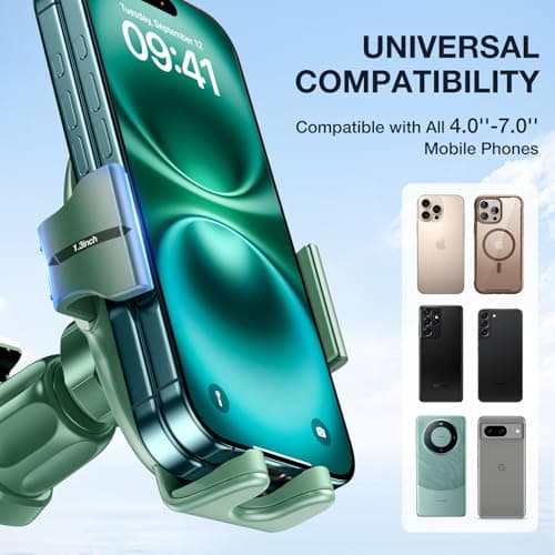 Miracase 2nd Generation Car Phone Holder, Air Vent Phone Holder for Cars 360° Rotation, Mobile Phone Mount Automobile Cradles GPS Vehicle Mount for Vent Van iPhone17 16 15 14 Pro Max 13 12 11 Samsung — view 4