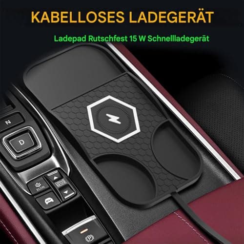 Wireless Car Phone Charger Portable Non-Slip Silicone Base — view 2