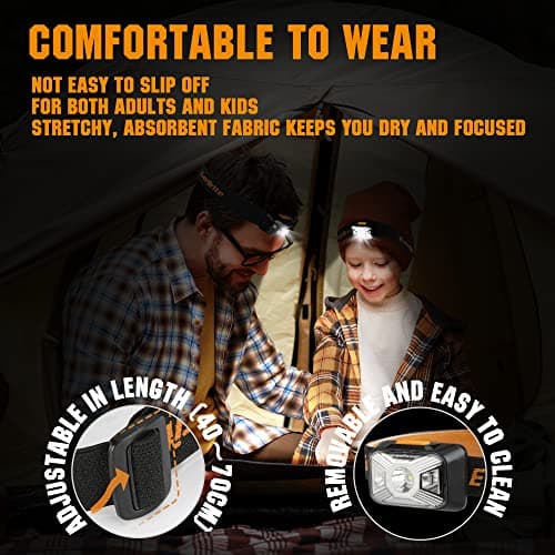 EverBrite Head Torch Rechargeable, LED 250 Lumen 4 Modes — view 5