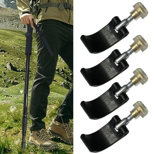 Acunny Replacement Parts for Hiking Poles - Lock Handle for Walking Pole, Quick Release with Nuts for Climbing Pole - Fixing Part for Hiking Camping Climbing — view 3