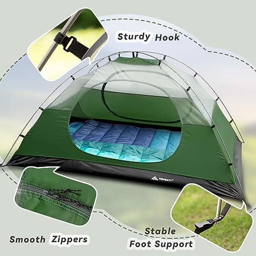 Forceatt 2-Person Camping Tent: Professional Waterproof, Windproof & Pest-Proof. Lightweight for Backpacking, Glamping, Hiking, Outdoor & Mountaineering — view 4