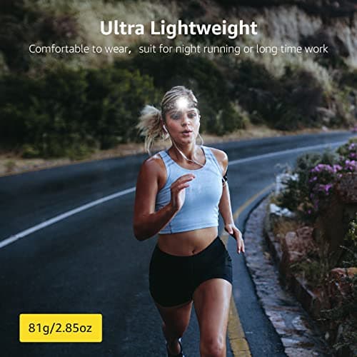 Lepro LE Rechargeable LED Headlamp, 2 Pack Super Bright Headlamp Waterproof — view 6