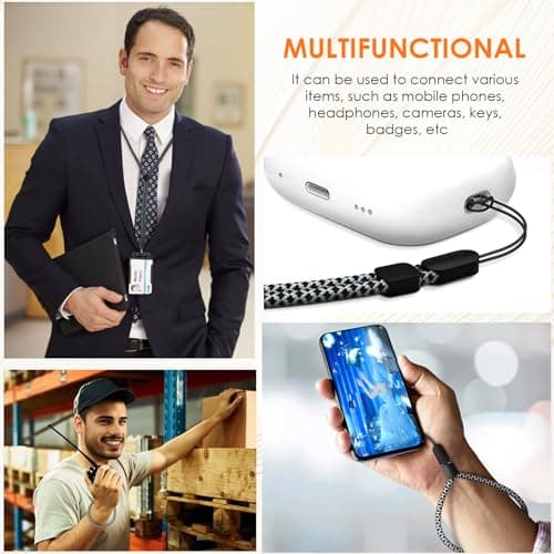 Hontaog Phone Wrist Strap Lanyards 4 Pack – Adjustable Hand Wrist Strap & Phone Lanyard for Mobile Phone, Camera, GoPro, Keys, USB Flash Drives – Durable & Comfortable — view 4