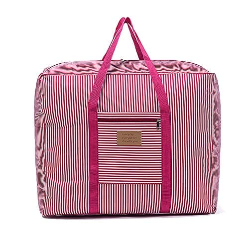 Waterproof Thick Large Storage Bag 600D Oxford Organizer (Rose, Medium)