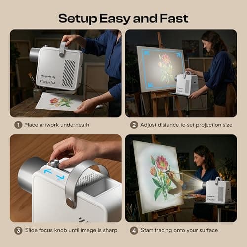 Caydo S1 Art Projector for Tracing, Optical Projector for Physical Artwork — view 4