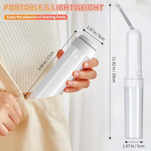 Rechargeable Portable Travel Bidet 180ML, IPX7 Waterproof Electric Bidet Sprayer with 3 Spraying Modes for Personal Hygiene Cleaning, Soothing Postnatal Care, Perineal & Hemorrhoid Treatment — view 5