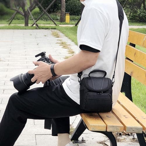 DSLR Camera Bag – Protective Photography Carry Case | SLR Cameras Case | DSLR Camera Single Bag for Outdoor Travel Vlogging Daily Photography Storage Studio Work Use — view 2