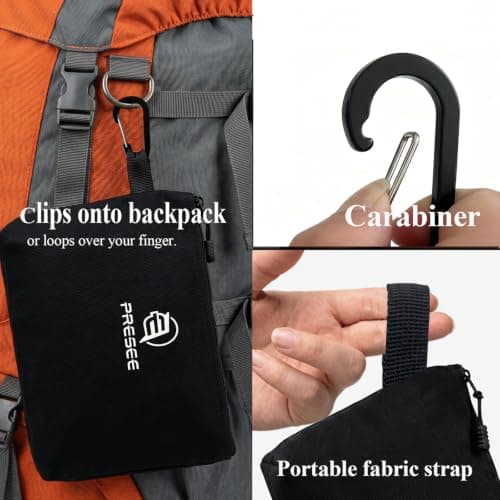 PRESEE 4-Pack Tool Pouch, Heavy Duty Multi-Purpose Zipper Bag, 4 Colors — view 6