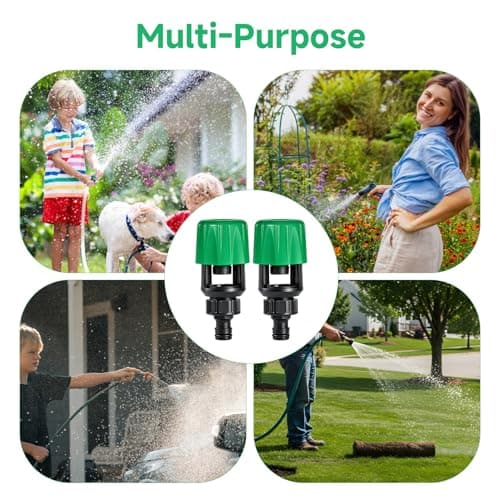 2pcs Tap Hose Connector for Kitchen Sink Indoor Outdoor Garden Hose Pipe Adapter Universal Mixer Tap Attachment Fittings (Green) — view 6