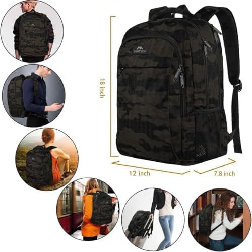 MATEIN 15.6 Inch Travel Laptop Backpack, Work Bag Lightweight Laptop Bag — view 5