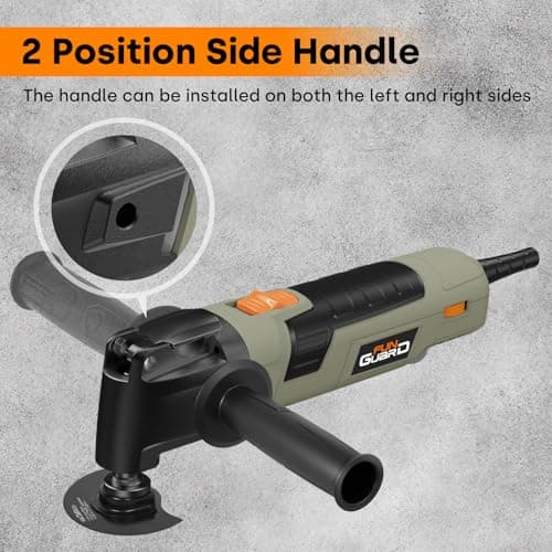 Funguard Oscillating Multi Tool, 300W 15000-22000OPM, 3.5°Oscillation Angle — view 5