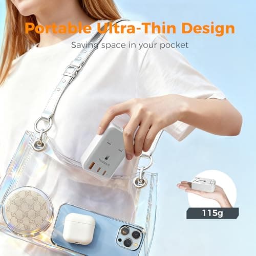 TESSAN UK to Universal Travel Adapter, 1 Pack — view 6