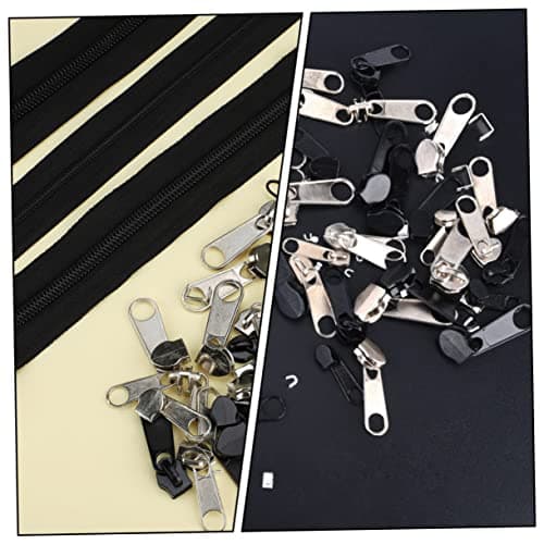ULDIGI 87pcs Zipper Replacement Sliders Kit Zipper Repair Tool for Clothing Purses Backpack Luggage and Clamps for DIY and Backpacking Accessories — view 3