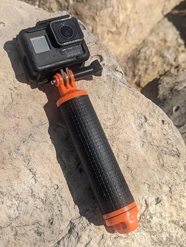 micros2u Waterproof Floating Handle (updated v2) Hand Grip. Compatible with GoPro Hero 13 12 11 10 9 8 7 6 5 4 3, Mini, DJI Osmo, Max, Insta360 + other Action Cameras — view 4