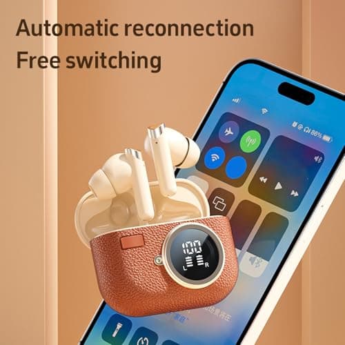 Genérico In-Ear Headphones - Noise Cancelling Wireless Headphones, LED Box | Sports for Workouts Travel Jogging Gym, Cover Tablet A — view 3