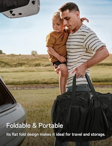 besrey Baby Backpack Carrier, Toddler Hiking Backpack with Safety 3-Height Seat, Adjustable Straps&Waist Belt, Foldable Frame Lightweight Large Capacity Child Carrier for Hiking (Black) — view 6