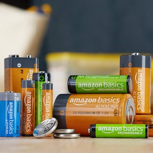 Amazon Basics 8-Pack Rechargeable AA NiMH Batteries, 2000 mAh, 1.2V, Recharge up to 1000x Times, Pre-Charged — view 5