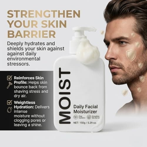 3PCS Skin Care Set for Men,Mens Gift Set,Hydrating Face Cream — view 5