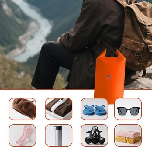 2PCS Waterproof Dry Bag Set, 20L Rucksack Liner, Dry Sack Waterproof Bag — view 5