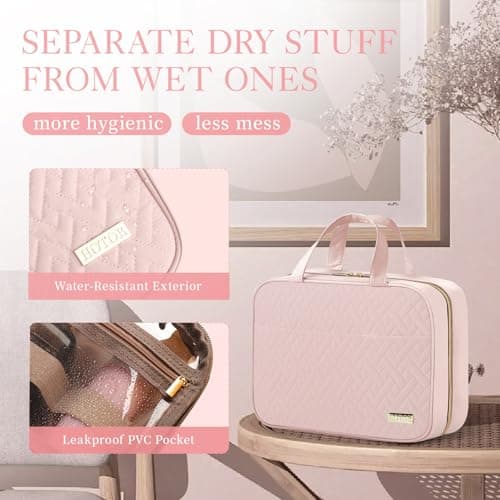 HOTOR Hanging Travel Toiletry Bag Women Essentials,Makeup Wash Bag — view 5