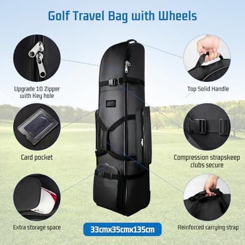 Golf Travel Bag with Wheels — view 2