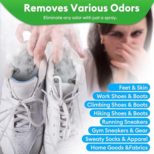 Shoe & Foot Deodorizer Spray for Smelly Shoes & Feet, Shoe Odour Eliminator — view 3